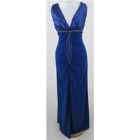 bnwt pretty woman size 8 blue evening dress