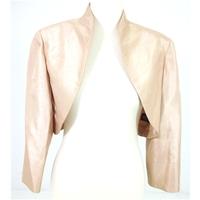 BNWT Jessica Howard Size 12 Gold Cropped Jacket