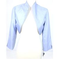 BNWT Jessica Howard Size 6 Sky Blue Cropped Jacket