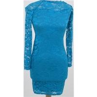 BNWT: Lipsy: Size 8: Turquoise blue lace dress