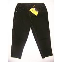 BNWT Next Size 16 Black 3 1/4 trousers Next - Size: 30\