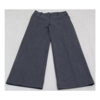 bnwt ms limited collection size 14l grey wool blend trousers