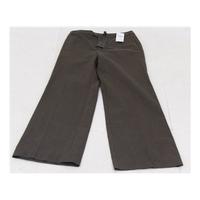 BNWT Mango size 16 brown wide leg trousers