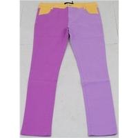 BNWT Minkpink, size S lilac & orange block colour skinny jeans