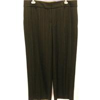 BNWT Autograph Size 20 (M) Black Pin Striped Trousers