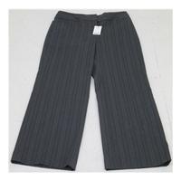 BNWT Next size 14R grey tailored pinstripe trousers