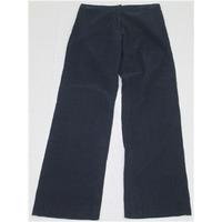 BNWT Nicole Farhi, size 10 midnight blue cotton trousers