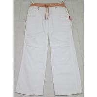 bnwt corpo nove size 10 white trousers