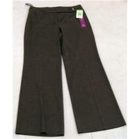 BNWT M&S size 12M brown bootleg trousers