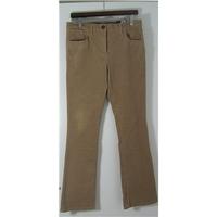BNWT Marks & Spencer Collection BootLeg Beige Corduroy Trousers UK Size 8 Medium / Leg Length 31\