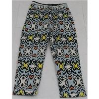 BNWT House of Wilde, size S black & cream mix animal print trousers