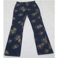 BNWT CK Jeans, W30/L32 blue floral jeans