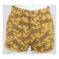 BNWT Pinkpink, size S ochre and black cheetah print shorts