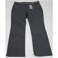 BNWT Per Una size 16S charcoal bootleg jeans with belt