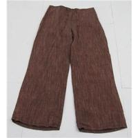 BNWT Per Una, size 14r brown linen trousers