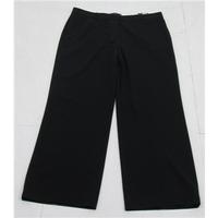 BNWT M&S size 18M black wide leg trousers