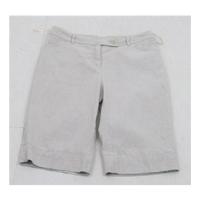 bnwt per una size 14 cream linen blend shorts
