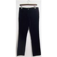 BNWT Marks & Spencer Collection Corduroy Straight Leg Navy Stretch Jeans UK Size 8 Medium / Leg Length 31\