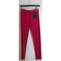 bnwt marks spencer collection hot pink stretch leggins uk size 10 medi ...