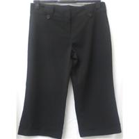 bnwt select size l black cropped trousers