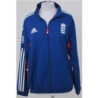 BNWT Adidas size 16 blue cricket jacket