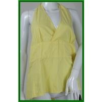 BNWT - Addict - Size: S - Yellow - Halter-neck Summer top