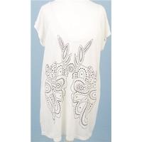 BNWT House of Wilde size S white embellished top