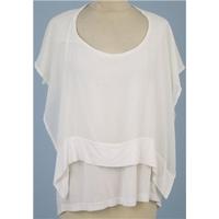 BNWT Religion, size XS white oversized layered top