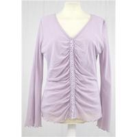 BNWT Next - Size 16 - Lilac - Ruched Front Sheer Blouse