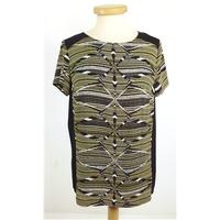 BNWT M&S Size 8 Black Patterned Top