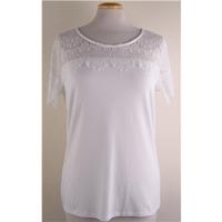 BNWT Planet small white embellished tee shirt