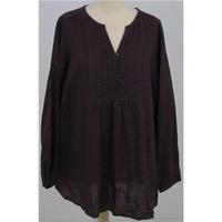 BNWT M&S, size 26 purple smock top