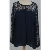 bnwt ms size 22 blue lace top