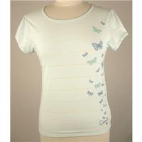 BNWT - Animal - Size 12 - Mint Green - Butterfly Print Short Sleeved Top