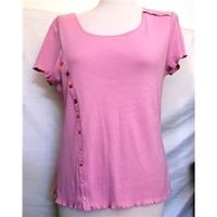 bnwt per una size 18 pink cap sleeved t shirt