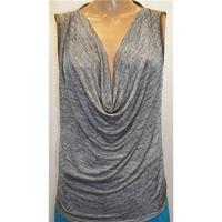 BNWT Jane Norman Size 16 Silver Stud Cowl Top