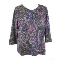 BNWT M&S - Size 16 - Multicoloured - Paisley Print Long Sleeved Top