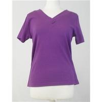 BNWT Edinburgh Woolen Mill - Size 14/16 Purple - Short Sleeved Top