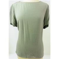 bnwt ms collection size 12 silver grey viscose top