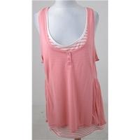 BNWT-Fat Face - Size: 16 two peach coloured sleeveless tops
