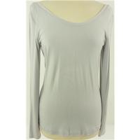 bnwt ms collection size 8 casual long sleeved grey top