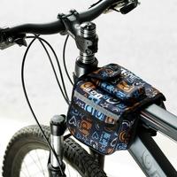 BOI Cycling Bike Bicycle Front Top Tube Frame Pannier Double Bag Pouch