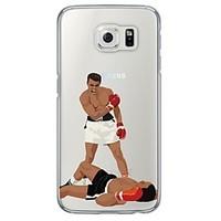 Boxing Stars Pattern Soft Ultra-thin TPU Back Cover For Samsung GalaxyS7 edge/S7/S6 edge/S6 edge plus/S6/S5/S4