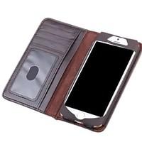 Books Restoring Ancient Ways Style Protective Genuine Leather Leather Case Card Slot for iPhone 6