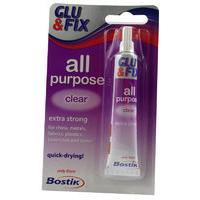 bostik all purpose clear glue 20ml pk6