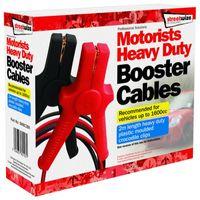 Boxed 2m Booster Cables Moulded Clips for up to 1600cc