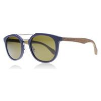 boss hugo boss 0777s sunglasses blue brown rbf 51mm