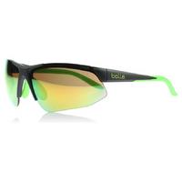 Bolle Breakaway Sunglasses Matte Black and Green 11848
