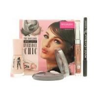 bourjois everyday chic gift set eyeshadow trio 3d lip gloss nail polis ...