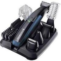 Body hair trimmer, Hair clipper, Beard trimmer Remington PG6150 GroomKit Plus washable, USB charger Black, Blue